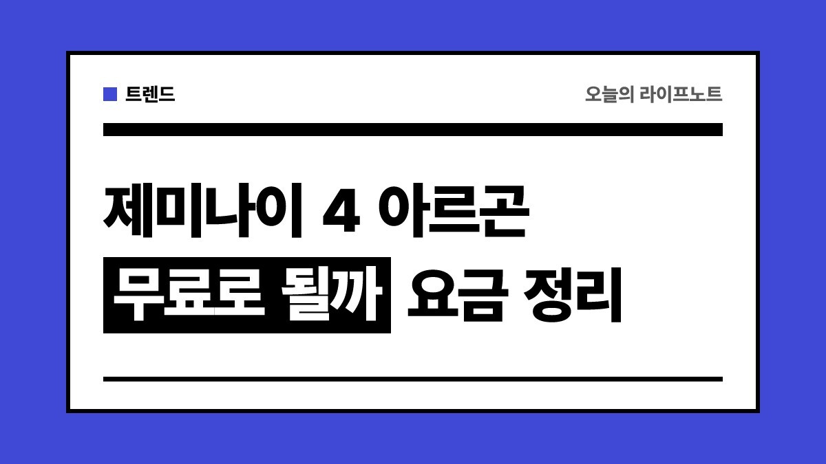 “무료 계정으론 못 써요” 제미나이 4 아르곤 이용 조건·구독료 총정리